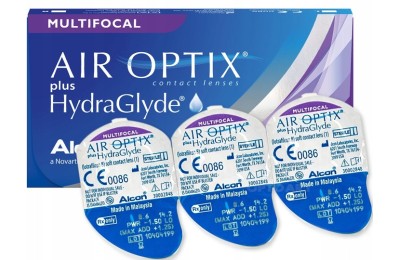 AIR OPTIX plus HydraGlyde MULTIFOCAL 3 szt